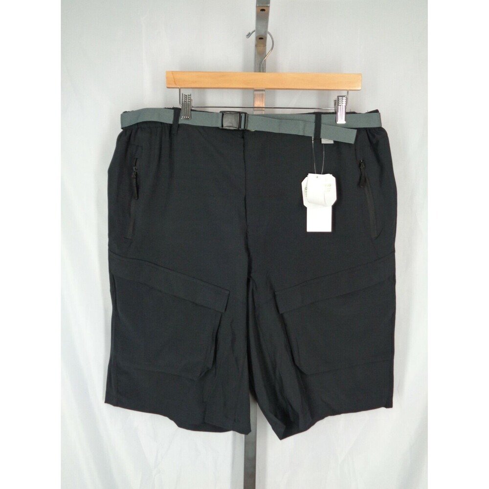Mapamyumco Black Cargo Hiking Shorts Size XL Quick Dry UPF 50+ New